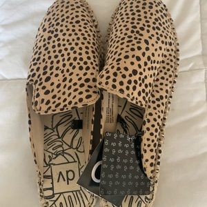 DV Leopard Espadrille Slides - Size 11